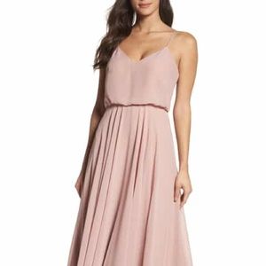 Jenny Yoo Inesse Dress. Whipped Apricot.